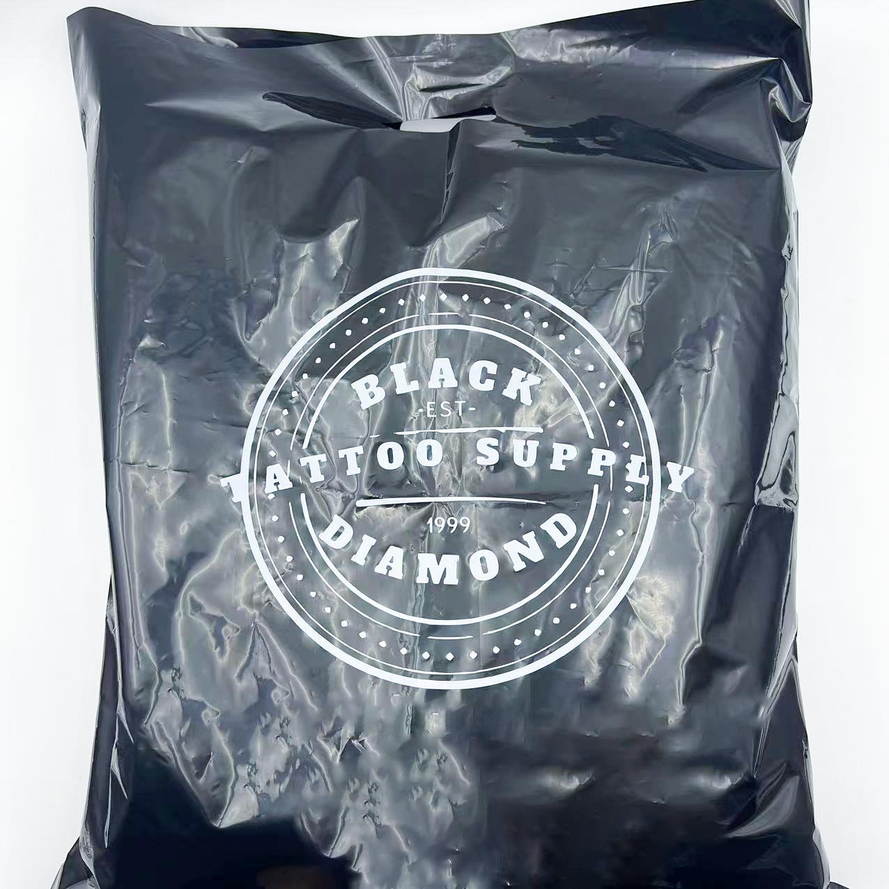 Promotional Hot Sale Thank You Custom Logo Die Cut Bag Tote Plastic Personalised Shopping Bag