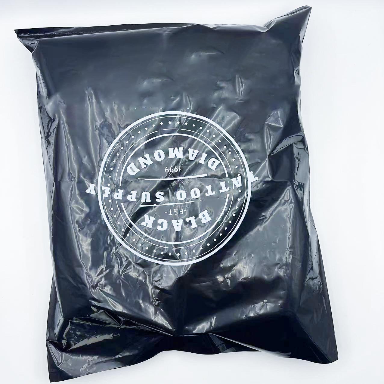 Promotional Hot Sale Thank You Custom Logo Die Cut Bag Tote Plastic Personalised Shopping Bag