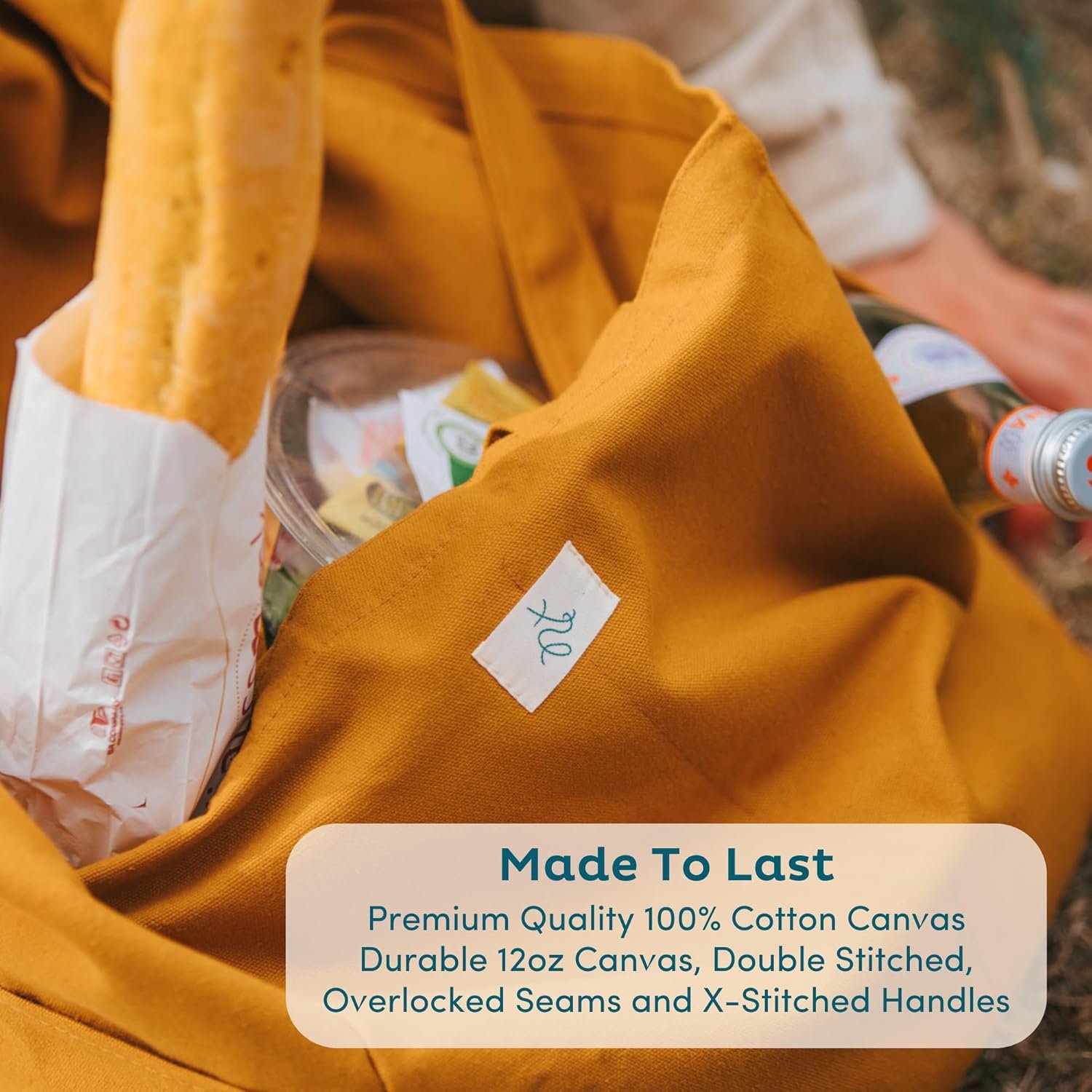 Custom-Printed Organic Cotton Canvas Tote Bags, Eco-Friendly Recyclable Shopping Bags with Branding Logo for Market & Trade Show