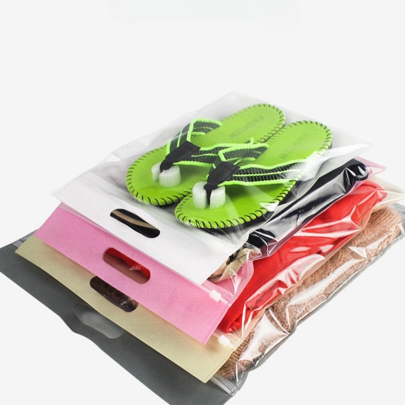 Wholesale Biodegradable Supermarket Non-Woven Bag Shopping Bags With Logo D Cut Non Woven Bag With Zipper