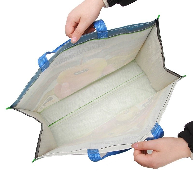 Melinda Farmers Fruit Vegetable Market International Grocery custom wholesale pp laminate non-woven supermarket shopping bag