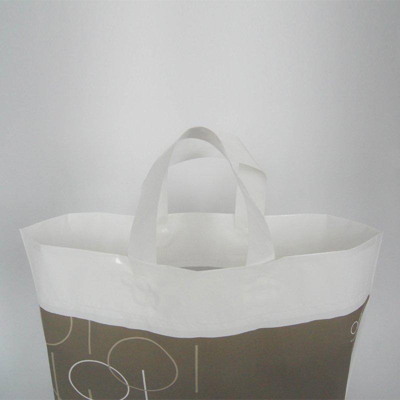 Reusable Durable Custom Carry Design Shopping Retail Store Handle Plastic Shoe Bags