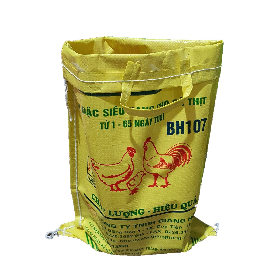 25kg 50kg Polypropylene (PP) Woven Sack Raffia Bag for Sand Coal Cement Packing Exported to Africa Chile Peru