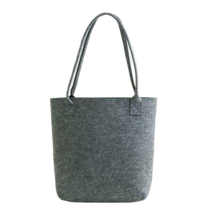 Wholesale Eco Promotional Custom Handmade Polyester Felt Portable Shopping Tote Bag Gift