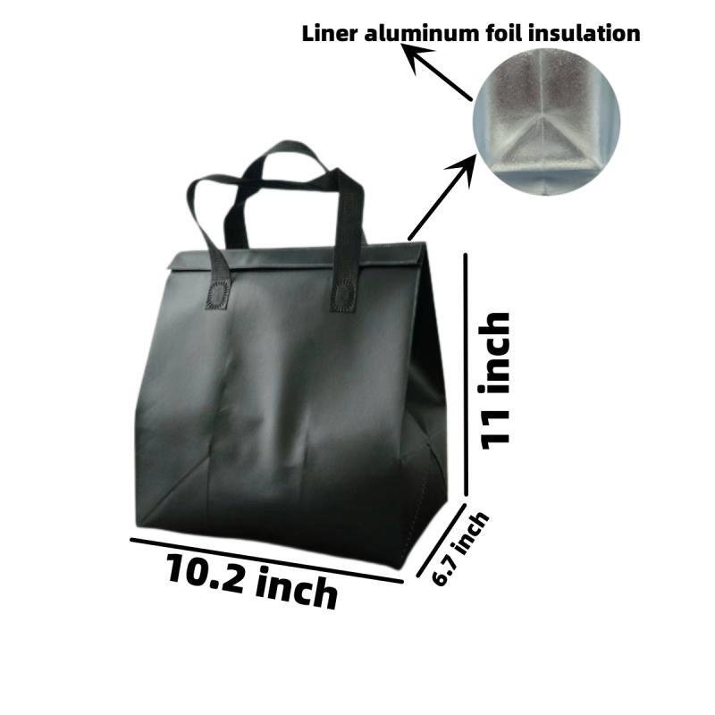 Non-woven food insulation bag aluminum film bag cake fresh coffee takeaway cold bag spot custom