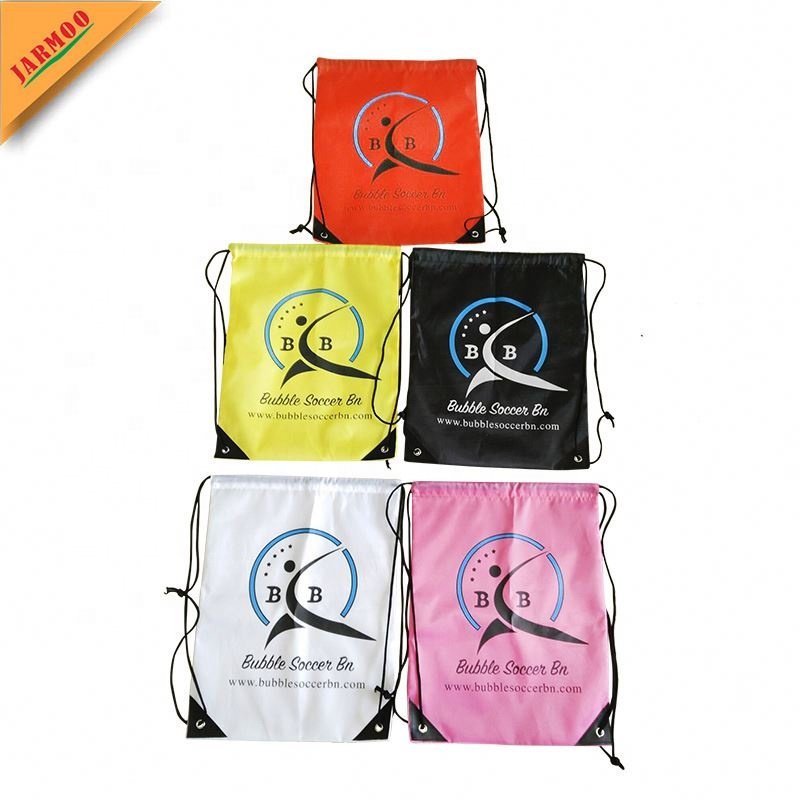 Custom Logo Printed Dust Gym Sack Drawstring Bag Professional Cheap Polyester Drawstring Bag Promotional