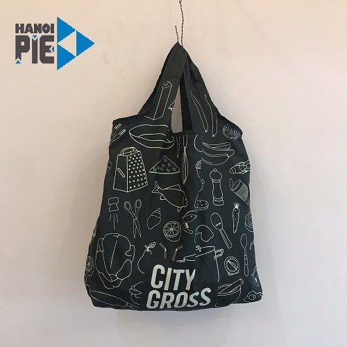 Custom Printed Promotional Polyester Shopping Bag Foldable and Inexpensive