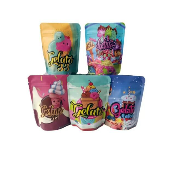 1g 3.5g 7g 1lb Plastic Cookie Packaging Packets Mylar Pouches Sachets Baggies-Durable and Easy-to-Use Storage Bags