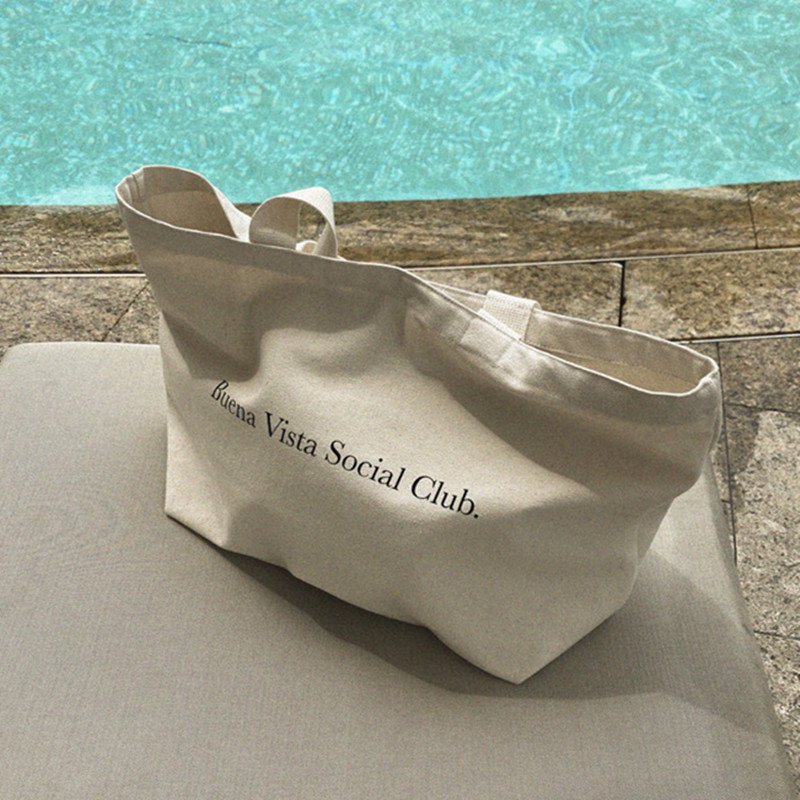 Wholesale Custom Print Logo Cheap Reusable Shopping Bags Natural Blank Cotton Canvas Grocery Shopping Tote Bag