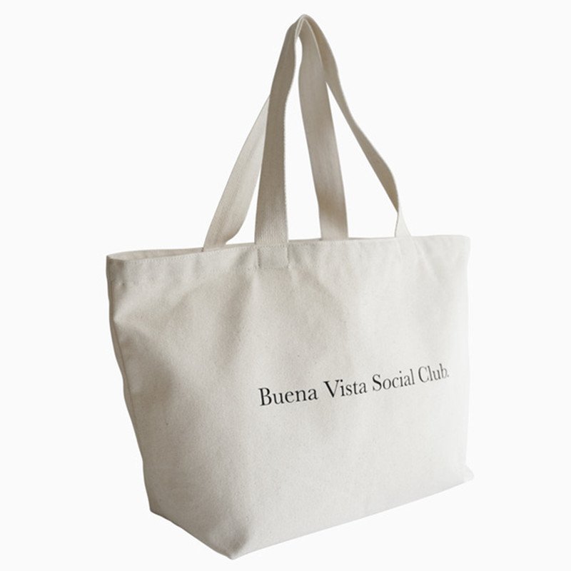 Wholesale Custom Print Logo Cheap Reusable Shopping Bags Natural Blank Cotton Canvas Grocery Shopping Tote Bag