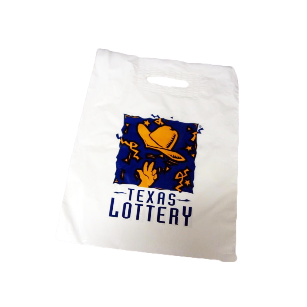 Custom Printed Logo Design plastic bag die cut bag shopping bag with LDPE/HDPE handle