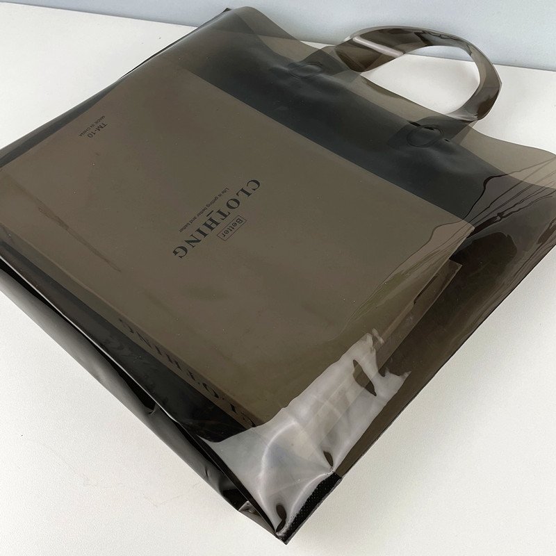 Yiwu Factory Wholesale High Quality Extra Thick Plastic Shopping Bags Custom Printed Brand Clothing Stores Handbag Packaging