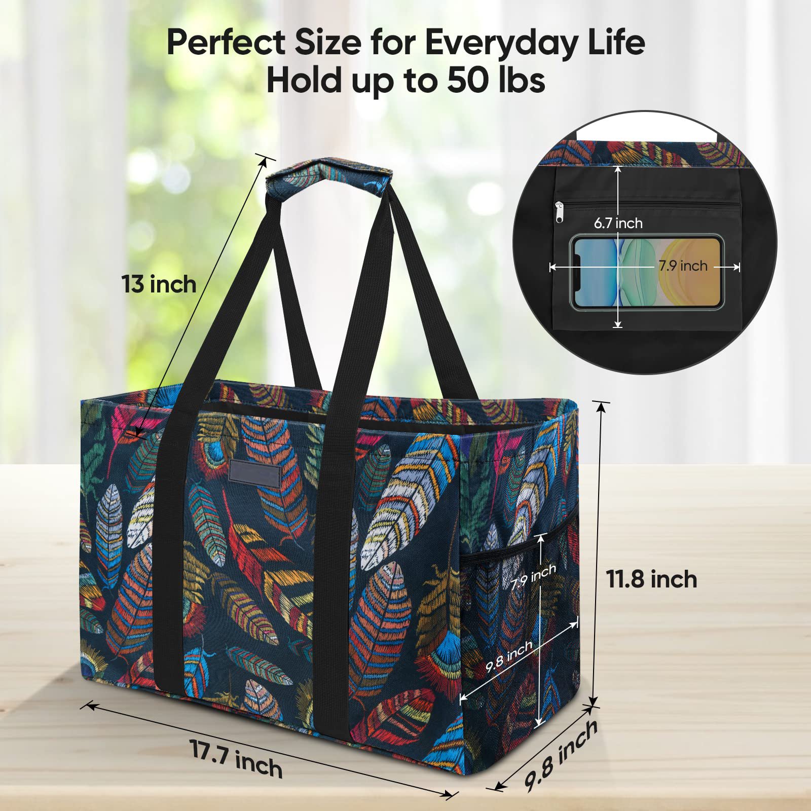 wholesale fashion large folding tote bag handbags waterproof nylon foldable reusable shopping bags for women