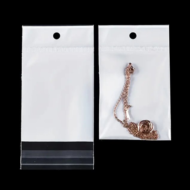 China Factory Opp Header Outfit Small Gift Packing Resealable Opp Plastic Bags With Sticky Seal,Header Opp/cpp Bag Packaging