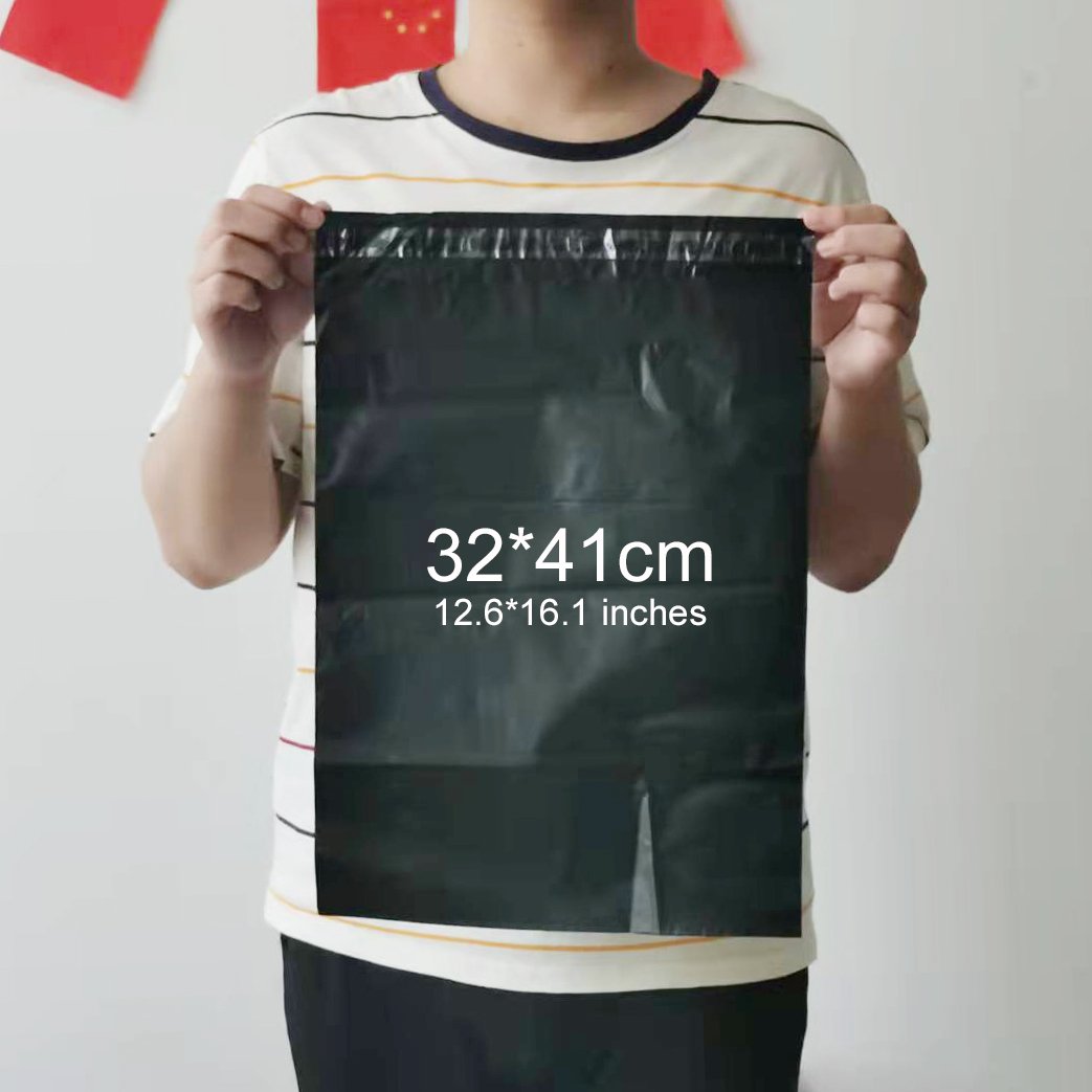 Stock Low Moq 100pcs PLA PBAT Poly Mailer Mailling Eco Friendly Packaging Envelopes Supplies Bio Degradable Shopping Bag