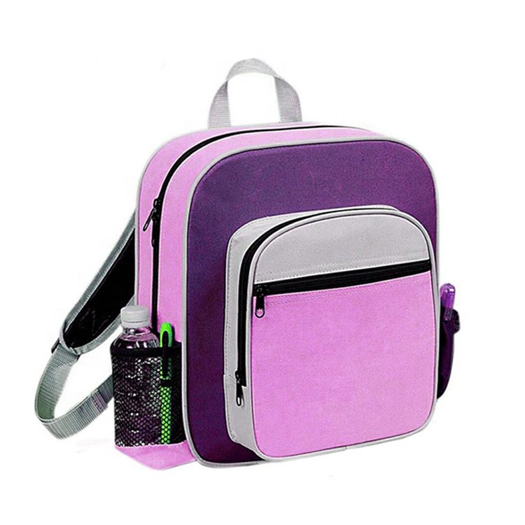 School Kids Carry Cute Wheat Lunch Backpack Bag with Water Bottle Box Holder Food Customized OEM Insulated Shopping Bag Thermal