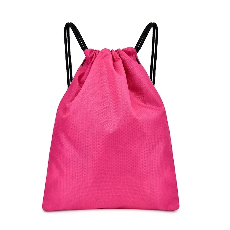 Wholesale Custom Reusable Eco Promotional Polyester Nylon Drawstring Shopping & Backpack Drawstring Bags