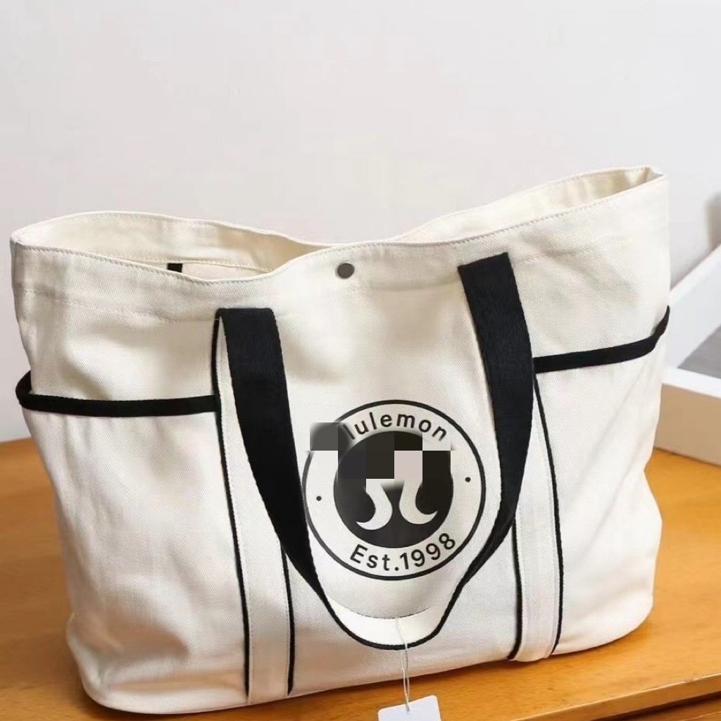 C24 2024 new trend Lu canvas large capacity Tote shopping bag Fashion shoulder bag travel bag