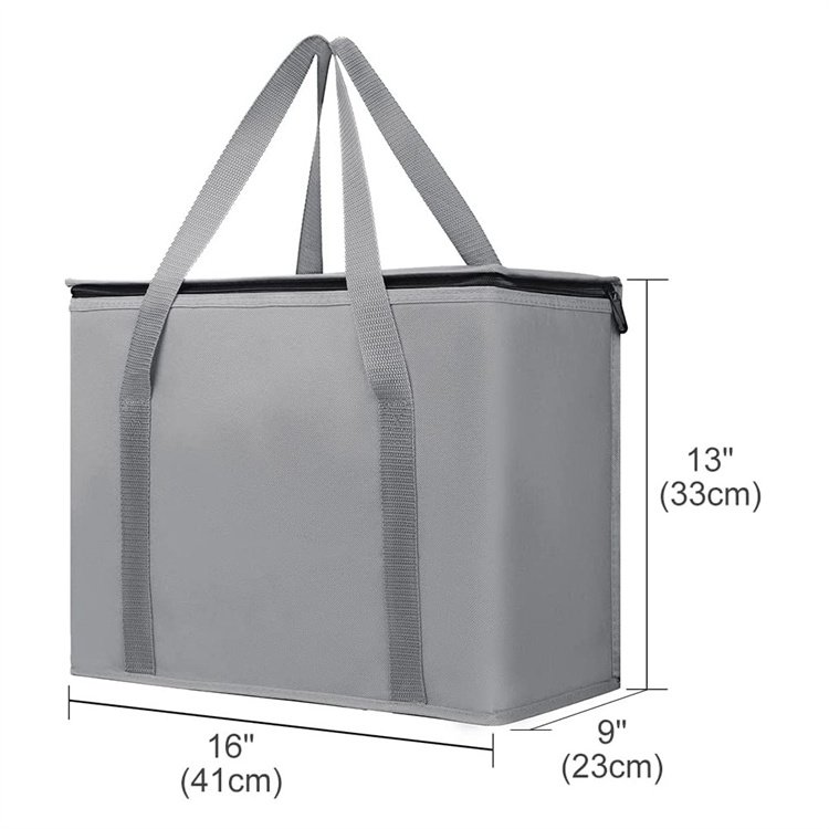 Vietnam Factory Wholesale OEM Aluminum Insulated Fresh Food Delivery Grocery Shopping Lunch bag Cooler bag