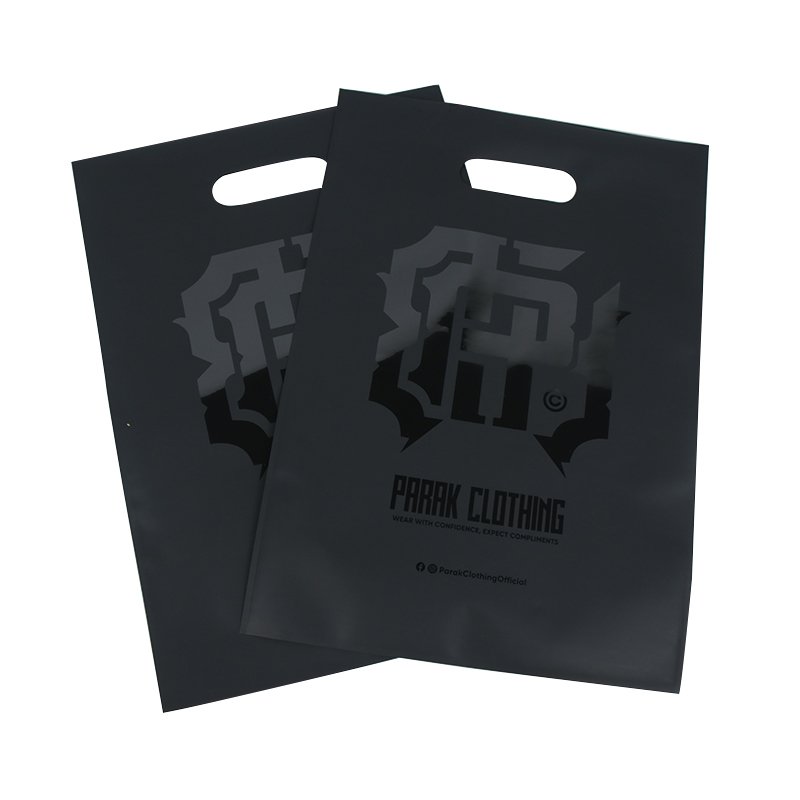 Custom mailer bag clothes apparel packaging for clothing brand matte spot glossyplastic garment shopping bags