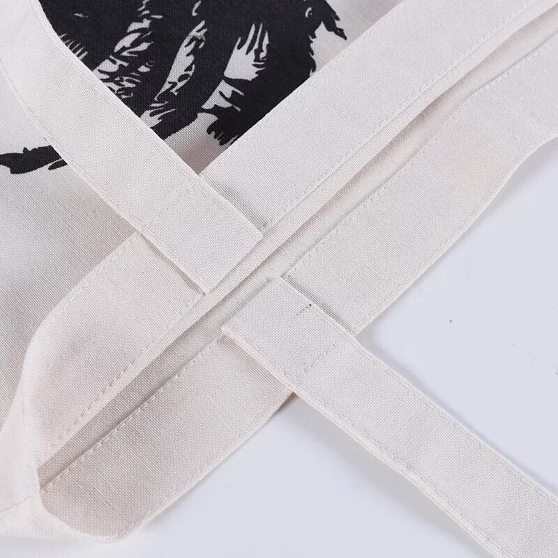 Custom tree Printing Canvas Tote shopping Bag Cotton Grocery Bags no MOQ