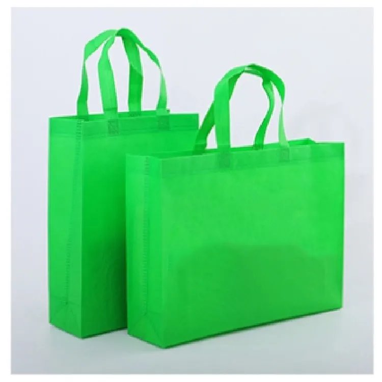 Cheap factory price new fashion reusable shopping bags with non-woven stock small size plain bag accept print logo