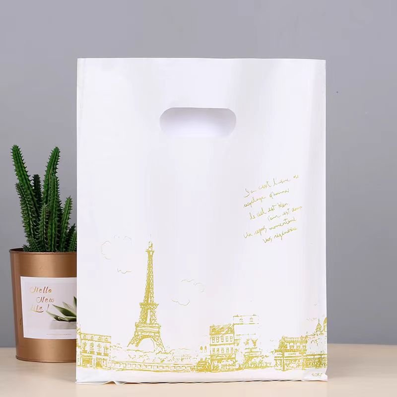 Custom Biodegradable Thank You Bags Recyclable Plastic Bags Shopping Bags with Logo