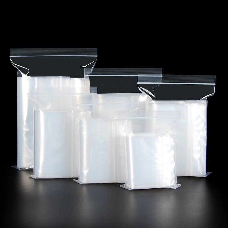 Hot Selling Custom Zip Lock PE Bags Logo Printed Clothing Packaging for Food and Supermarket Use