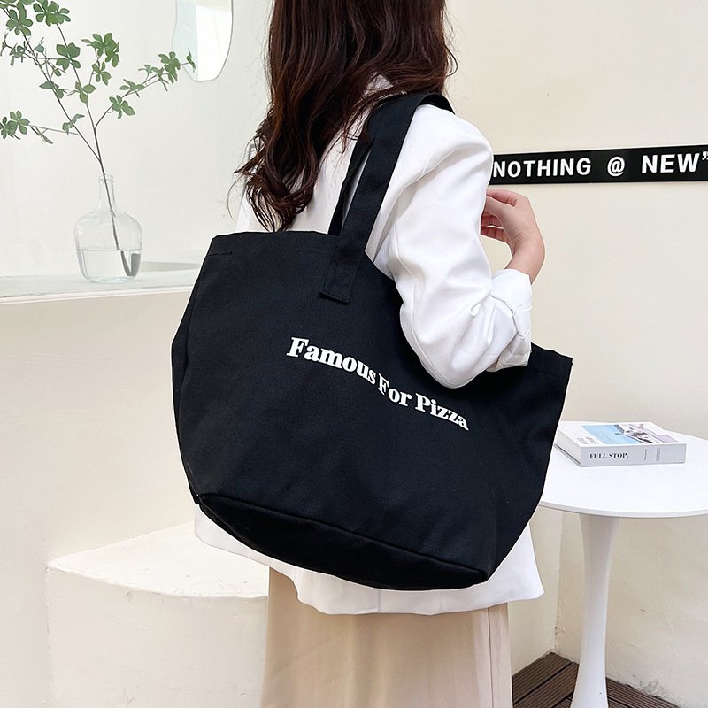 Personalized Custom Logo Canvas Wholeseals Large Capacity Weekend Travel Cheap Shopping Bags