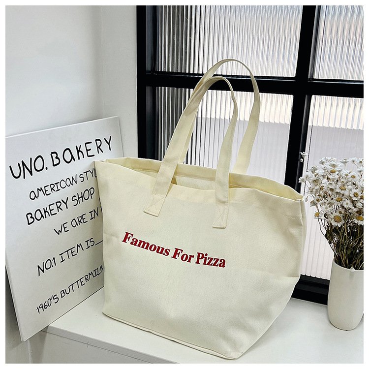 Personalized Custom Logo Canvas Wholeseals Large Capacity Weekend Travel Cheap Shopping Bags