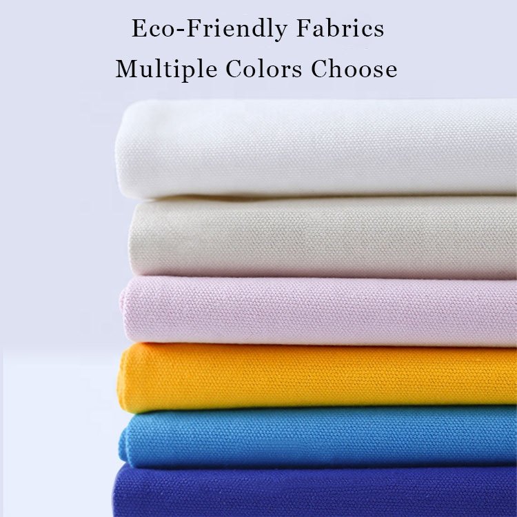 Wholesale Canvas Bag With Long Handle Reusable Cotton Shopping Bags Perfect For School Work Daily Life Custom Printed Logo