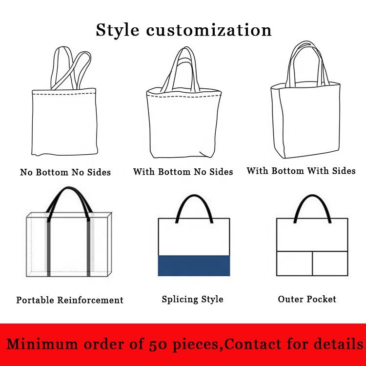 Wholesale Canvas Bag With Long Handle Reusable Cotton Shopping Bags Perfect For School Work Daily Life Custom Printed Logo