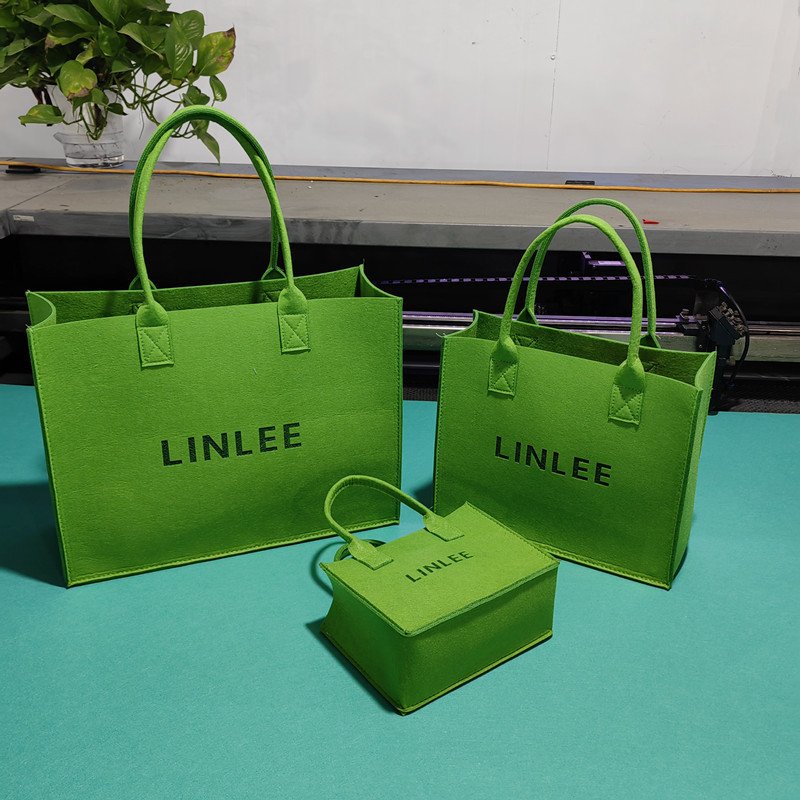 Cheap Fashion Felt Bag Large Capacity Shopping Bag Felt Carry Shopping Tote bag