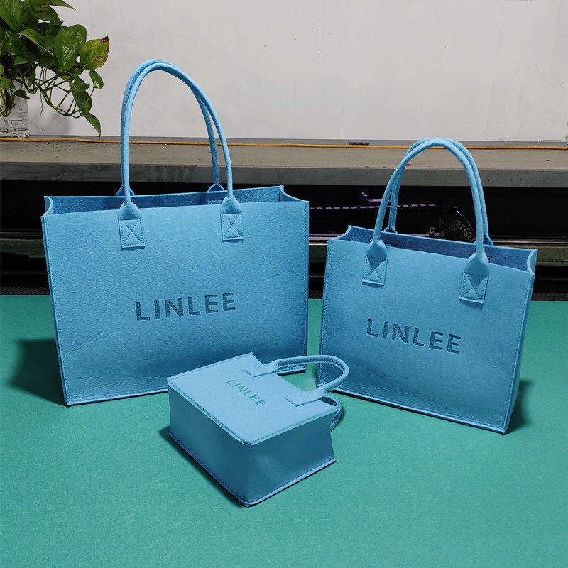 Cheap Fashion Felt Bag Large Capacity Shopping Bag Felt Carry Shopping Tote bag