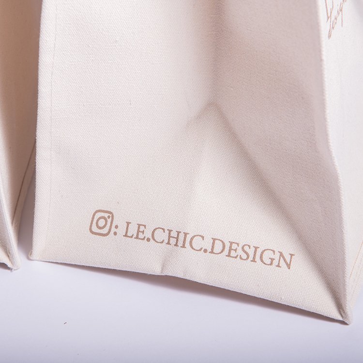 Custom Logo Embroidery Print Weekends Female Grocery Canvas Shopping Shoulder Tote Bag