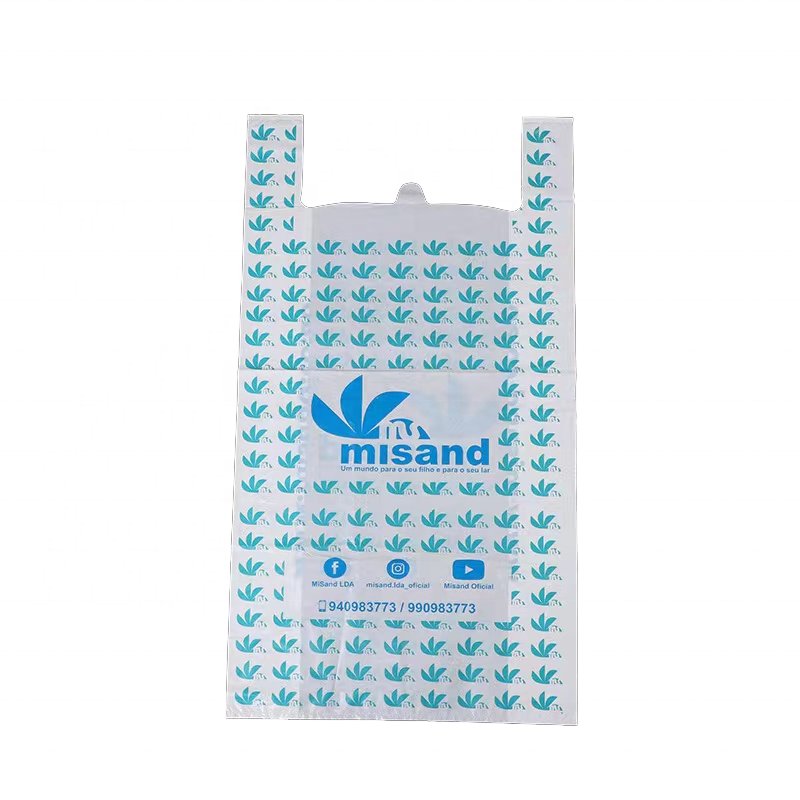 Custom Logo Printed Red Die Cut Carry Bag with Plastic Handle Disposable Shopping Bags for Clothing Packaging