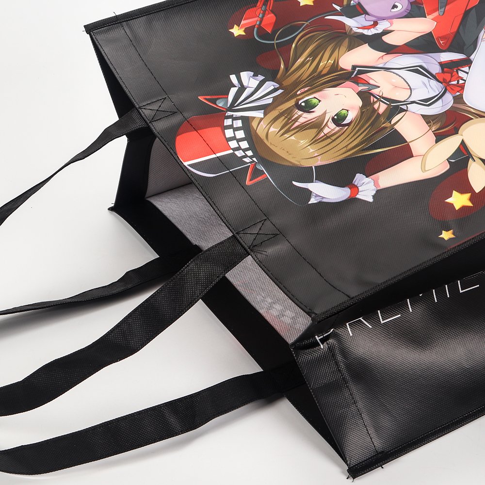 Wholesale Promotional Anime Characters Printing Matt Lamination Pp Non Woven Shopping Bags