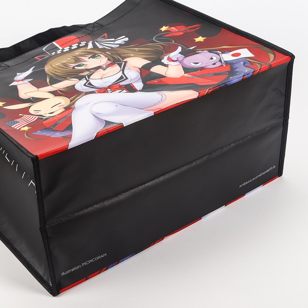 Wholesale Promotional Anime Characters Printing Matt Lamination Pp Non Woven Shopping Bags