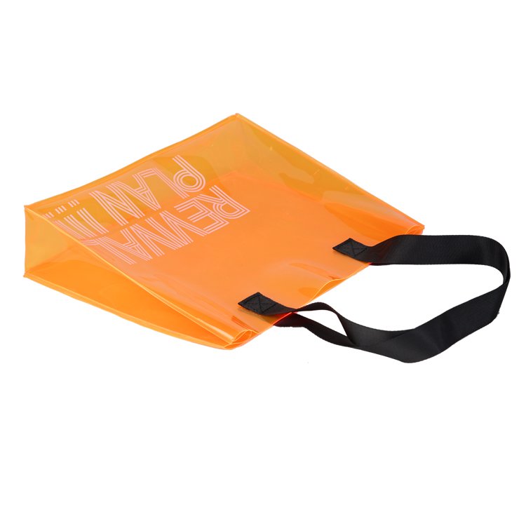 custom pvc tote bags pvc shopping bags transparent bag