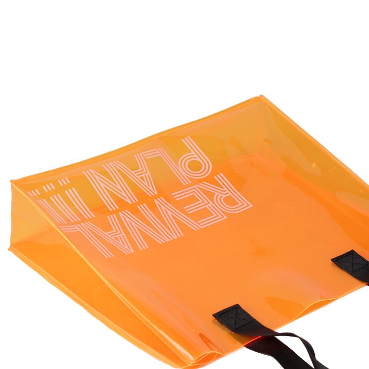 custom pvc tote bags pvc shopping bags transparent bag