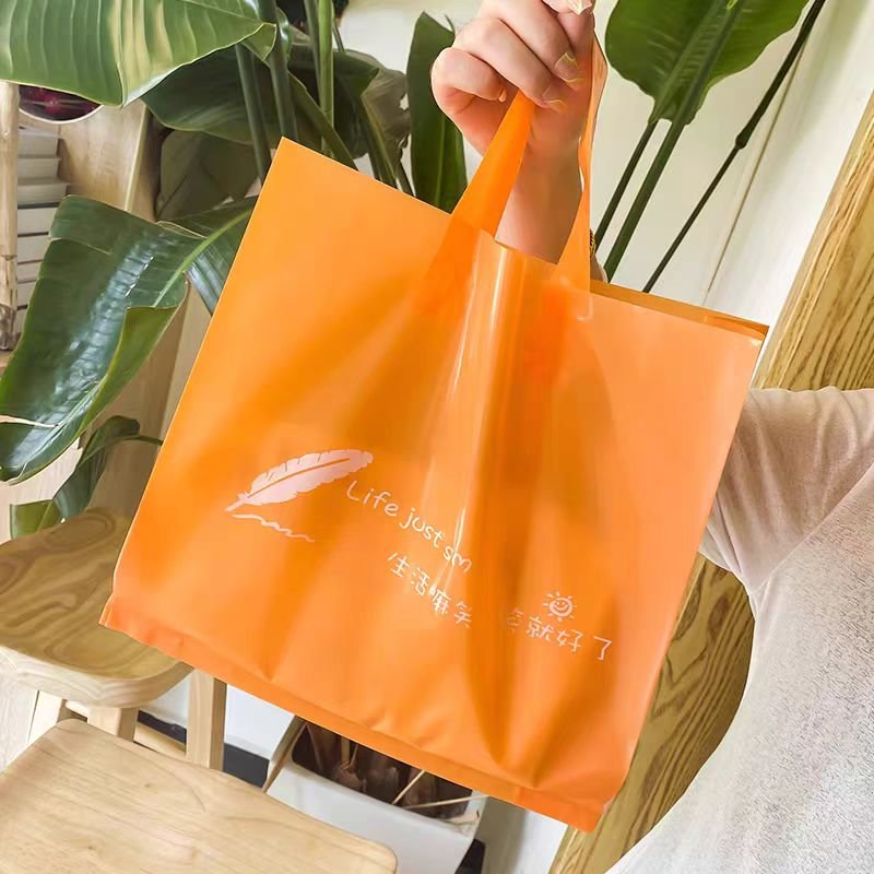 wholesale cheap price PE packaging plastic bag shopping bags with custom logo print