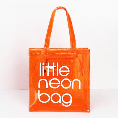 Women Fashion Clear Tote Bag Waterproof PVC Transparent Jelly Bag Shopper Ladies Shoulder Shopping bag