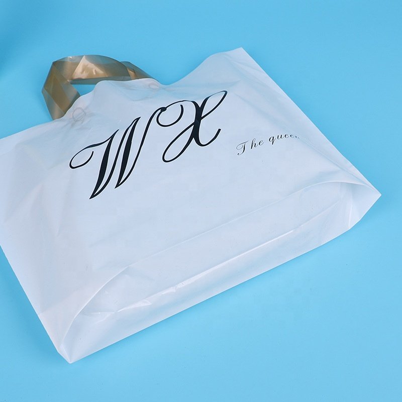 Cheap Retail High Quality Custom Printed Reusable Ldpe Plastic Shopping Bag With custom logo