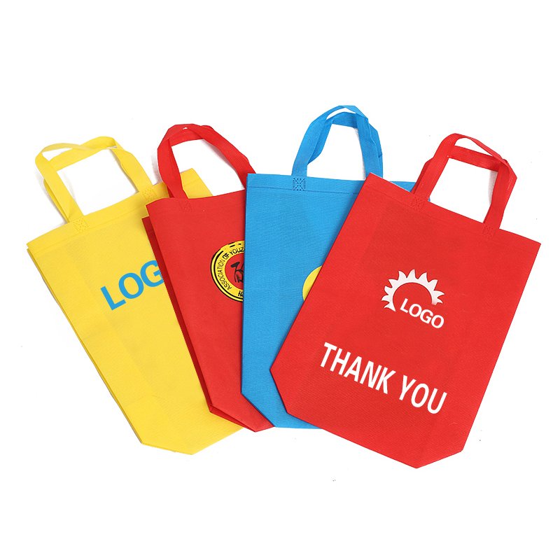 Factory Price Eco-Friendly Recyclable Non Woven Bag Fabric 60gsm Reusable Retail Shopping Bags Custom Logo