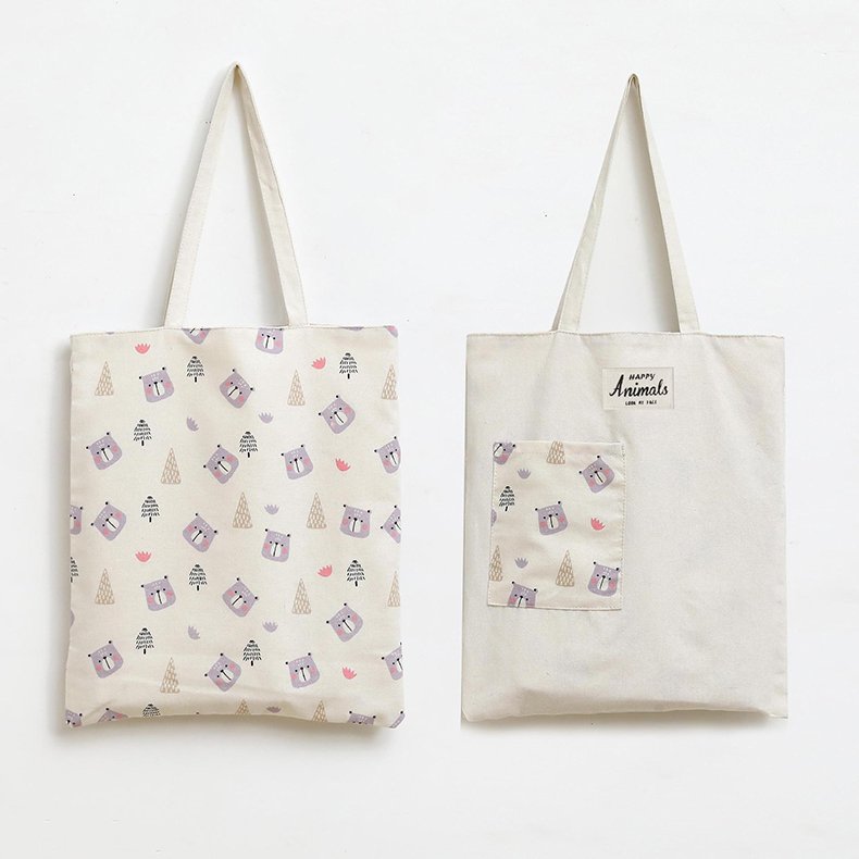100% Cotton Tote Bag Cotton Shopping Bags with Logos Canvas Bag Cotton Strap/rope/leather/pp Webbing