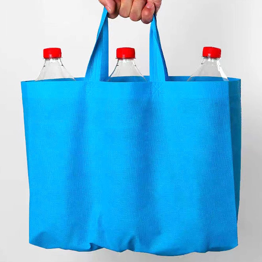 Manufacturer Custom Multi-color Large Capacity Supermarket Non-woven Shopping Bag Nonwoven Shopping Bag