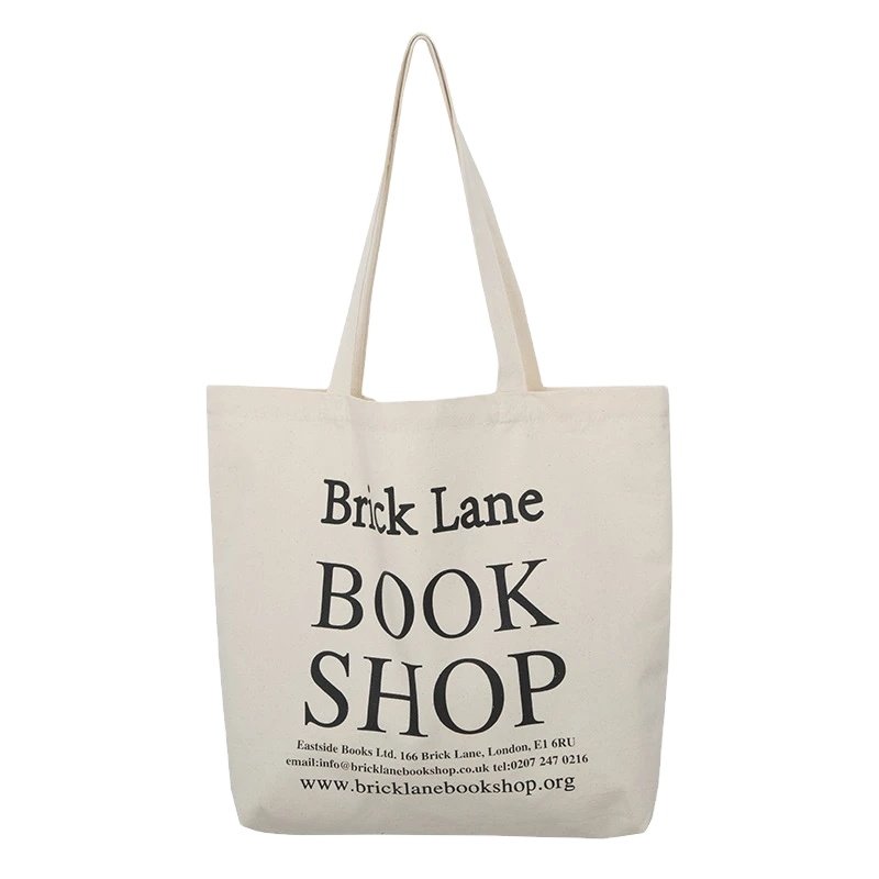 Promotional friendly Blank Plain Cotton Canvas Bags Reusable Shopping Cotton Tote Bags With Custom Logo