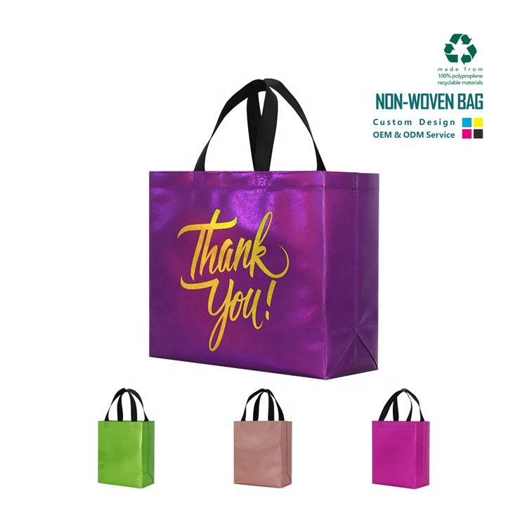 Eco-Friendly Stylish Green Shopping Bags Large Capacity Foldable Reusable Grocery Totes Durable & Sustainable for Supermarket