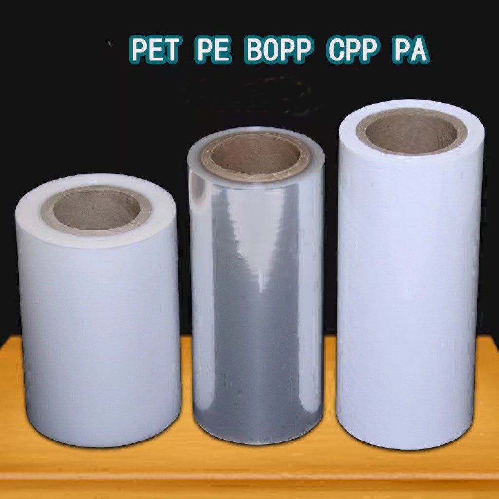 Custom shrink film roll plastic film roll shopping bags package bag food packing plastic bags PP PE film roll