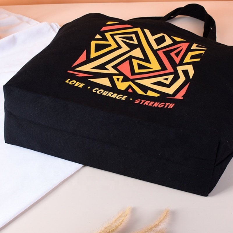 Manufacturer Wholesale Blank Canvas Bag Plain Natural Organic Reusable Canvas Cotton Shopping Bag
